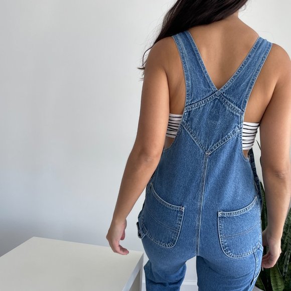 Vintage Gap Denim Jean Bib Carpenter Overalls - Picture 3 of 11